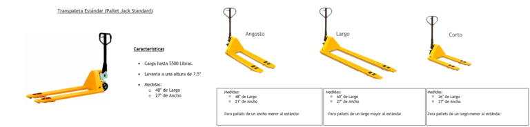 Pallet Jack EQUIPAMIENTO INDUSTRIAL DE PANAMA